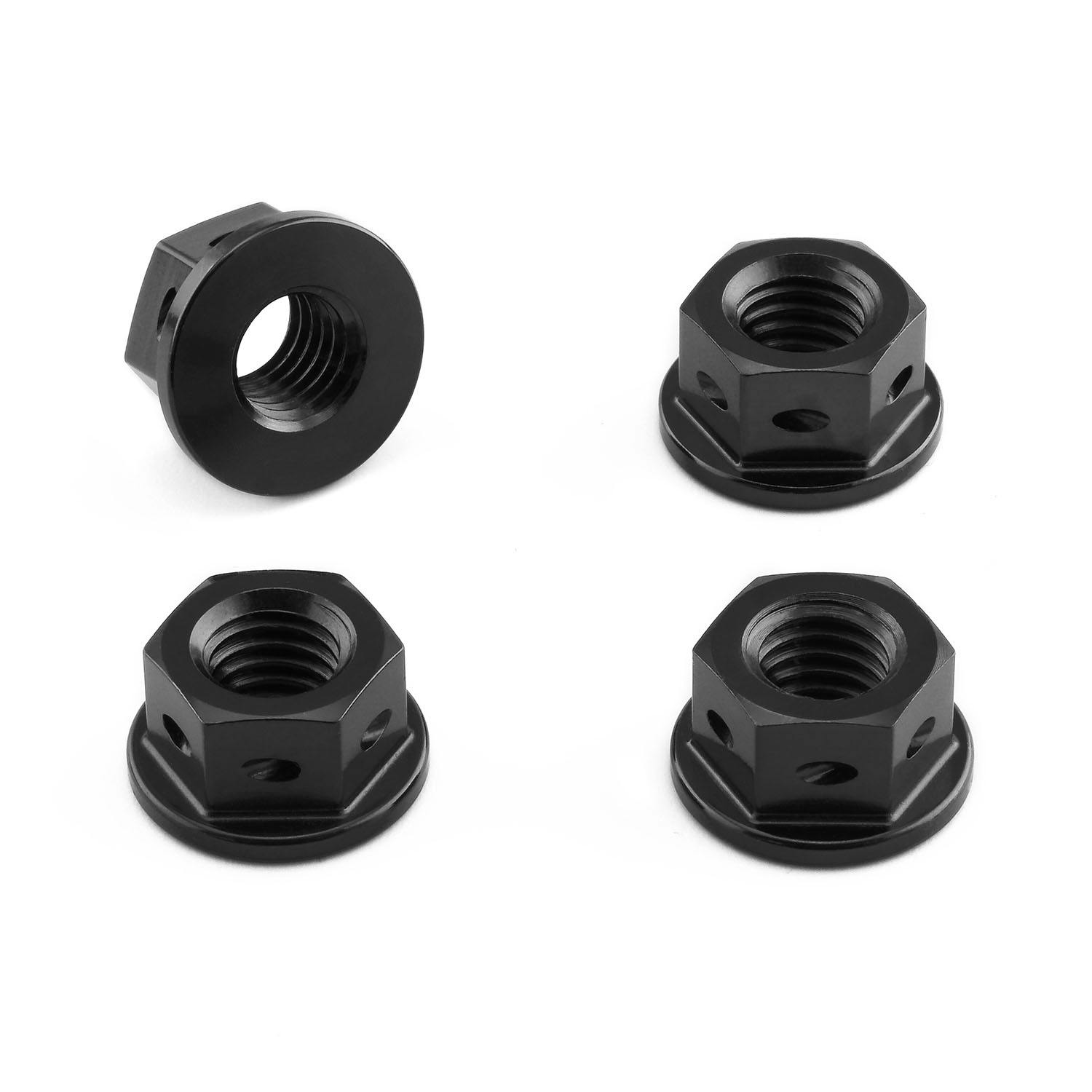 Pro-Bolt プロボルト チタン スプロケットナット M8x(1.25mm) ドリルド 4個入りパック (TI4SPN8D) TI4SPN8DBK (CDC その他(ボルト) Pro-Bolt プロボルト チタン スプロケットナット M8x(1.25mm) ドリルド 4個入りパック (TI4SPN8D) TI4SPN8DBK (CDC その他(ボルト)