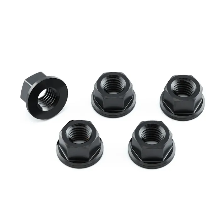 Pro-Bolt プロボルト チタン スプロケットナット M12x(1.25mm) 5個入りパック (TI5SPN12) TI5SPN12BK (CDC)【ネット注文限定・別送品】