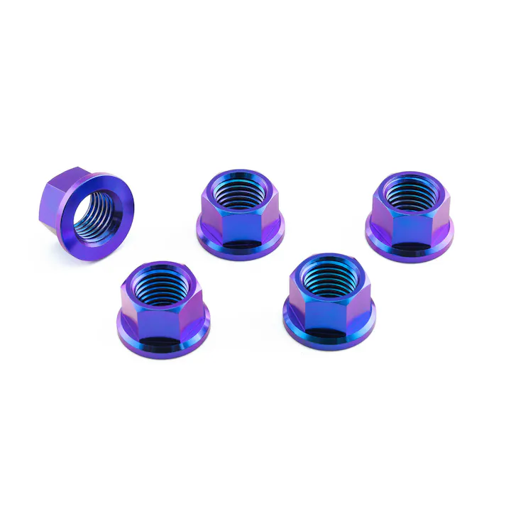 Pro-Bolt プロボルト チタン スプロケットナット M12x(1.50mm) 5個入りパック (TI5SPN12C) TI5SPN12CP (CDC)【ネット注文限定・別送品】