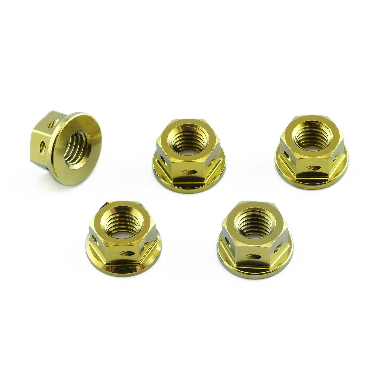 Pro-Bolt プロボルト チタン スプロケットナット M8x(1.25mm) ドリルド 5個入りパック (TI5SPN8D) TI5SPN8DG (CDC) その他(ボルト) Pro-Bolt プロボルト チタン スプロケットナット M8x(1.25mm) ドリルド 5個入りパック (TI5SPN8D) TI5SPN8DG (CDC) その他(ボルト)