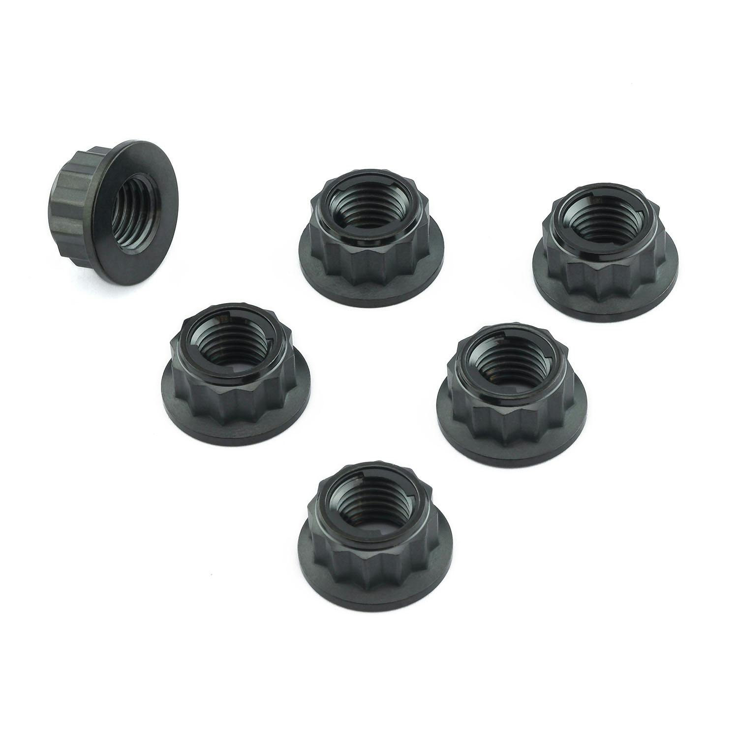 Pro-Bolt プロボルト チタン スプロケットナット M10x(1.25mm) 12角(バイヘックス) 6個入りパック (TI6SPN10BH) TI6SP その他(ボルト) Pro-Bolt プロボルト チタン スプロケットナット M10x(1.25mm) 12角(バイヘックス) 6個入りパック (TI6SPN10BH) TI6SP その他(ボルト)