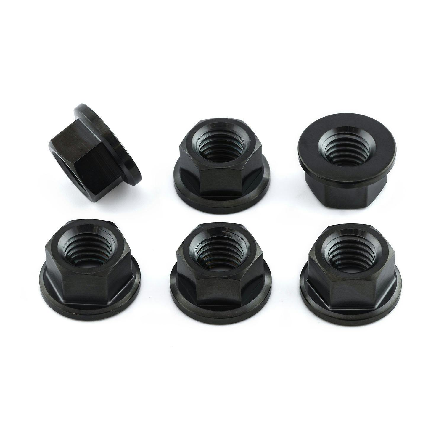 Pro-Bolt プロボルト チタン スプロケットナット M10x(1.50mm) 6個入りパック (TI6SPN10C) TI6SPN10CBK (CDC) その他(ボルト) Pro-Bolt プロボルト チタン スプロケットナット M10x(1.50mm) 6個入りパック (TI6SPN10C) TI6SPN10CBK (CDC) その他(ボルト)