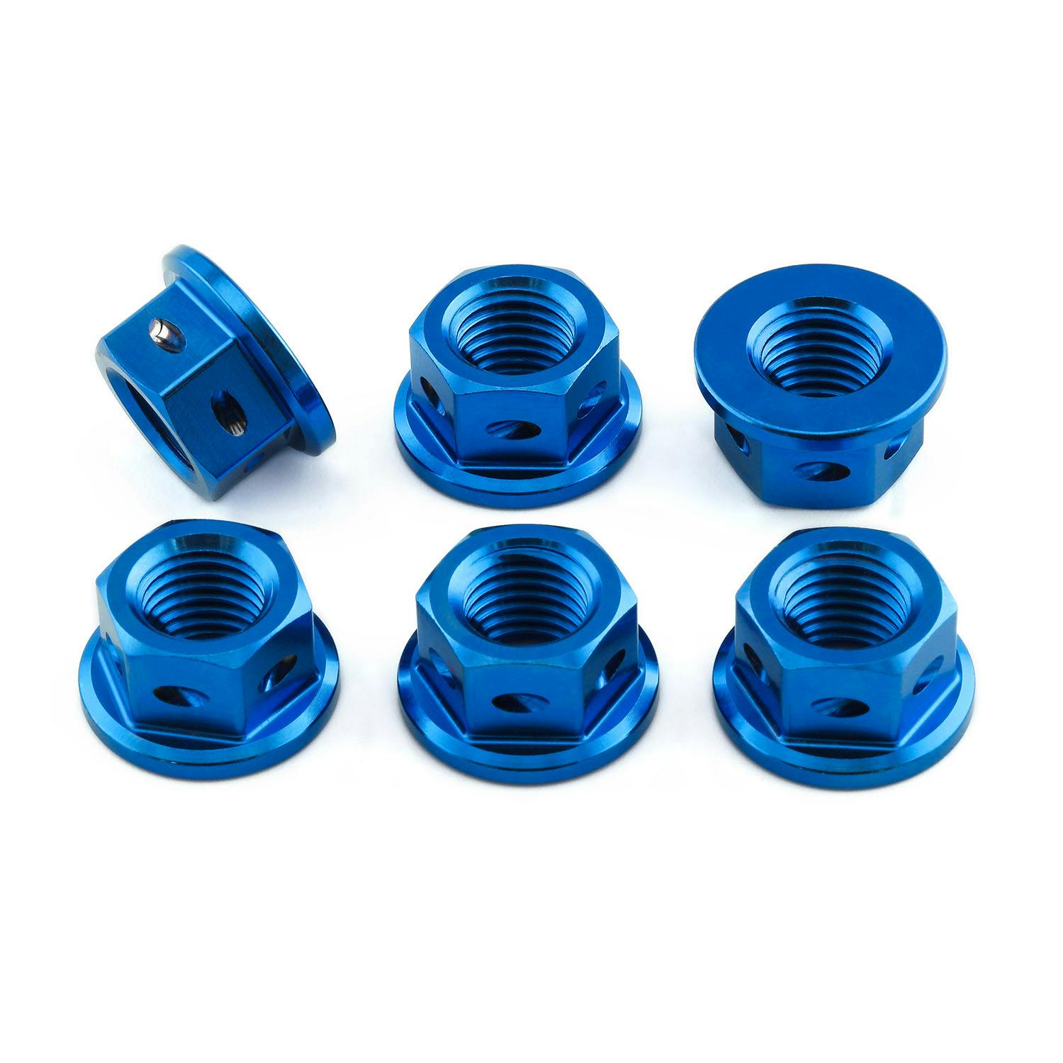 Pro-Bolt プロボルト Titanium Sprocket Nuts M10x(1.25mm) Drilled Pack x6 (TI6SPN10D) T その他(ボルト) Pro-Bolt プロボルト Titanium Sprocket Nuts M10x(1.25mm) Drilled Pack x6 (TI6SPN10D) T その他(ボルト)