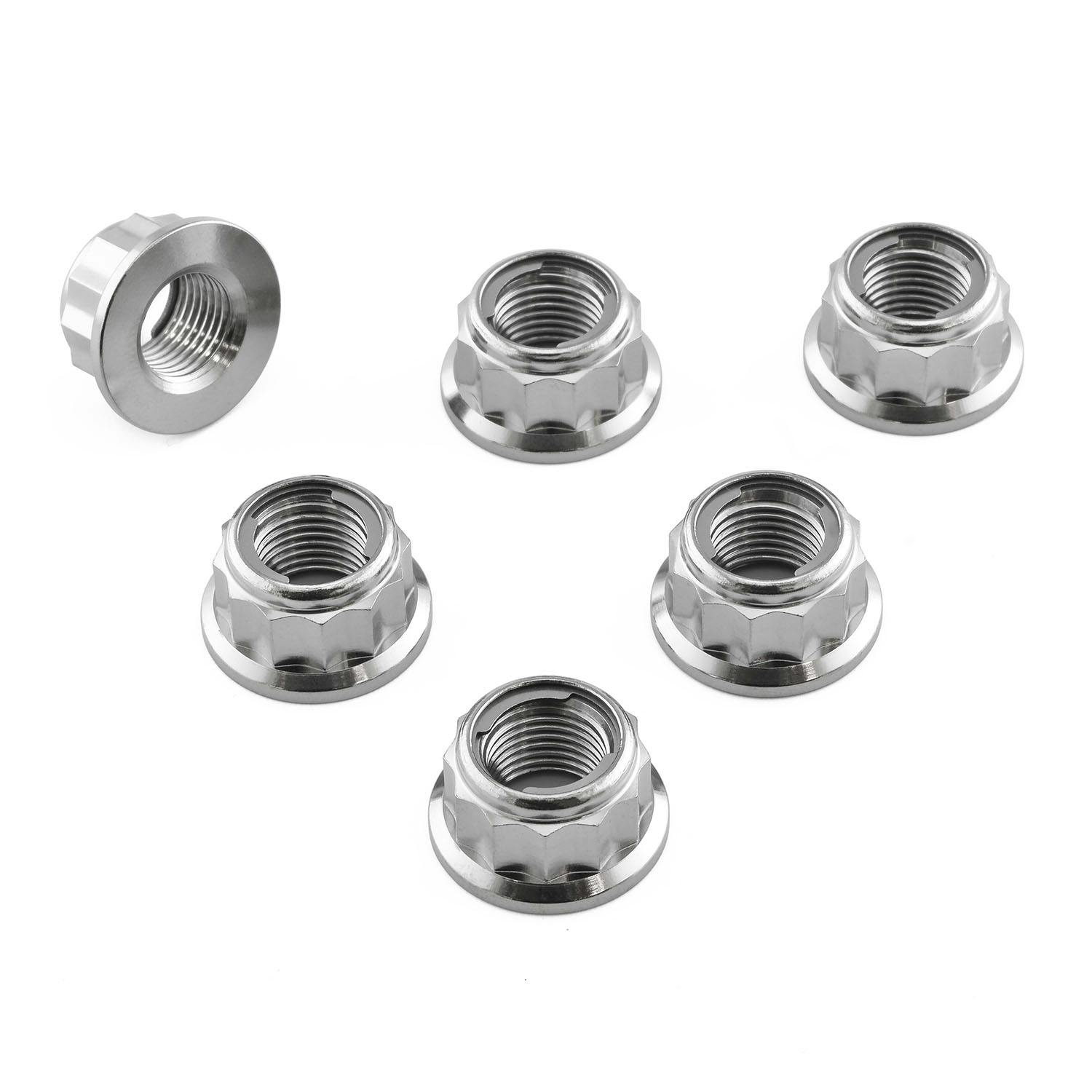 Pro-Bolt プロボルト チタン スプロケットナット M10x(1.00mm) 12角(バイヘックス) 6個入りパック (TI6SPN10FBH) (CDC その他(ボルト) Pro-Bolt プロボルト チタン スプロケットナット M10x(1.00mm) 12角(バイヘックス) 6個入りパック (TI6SPN10FBH) (CDC その他(ボルト)