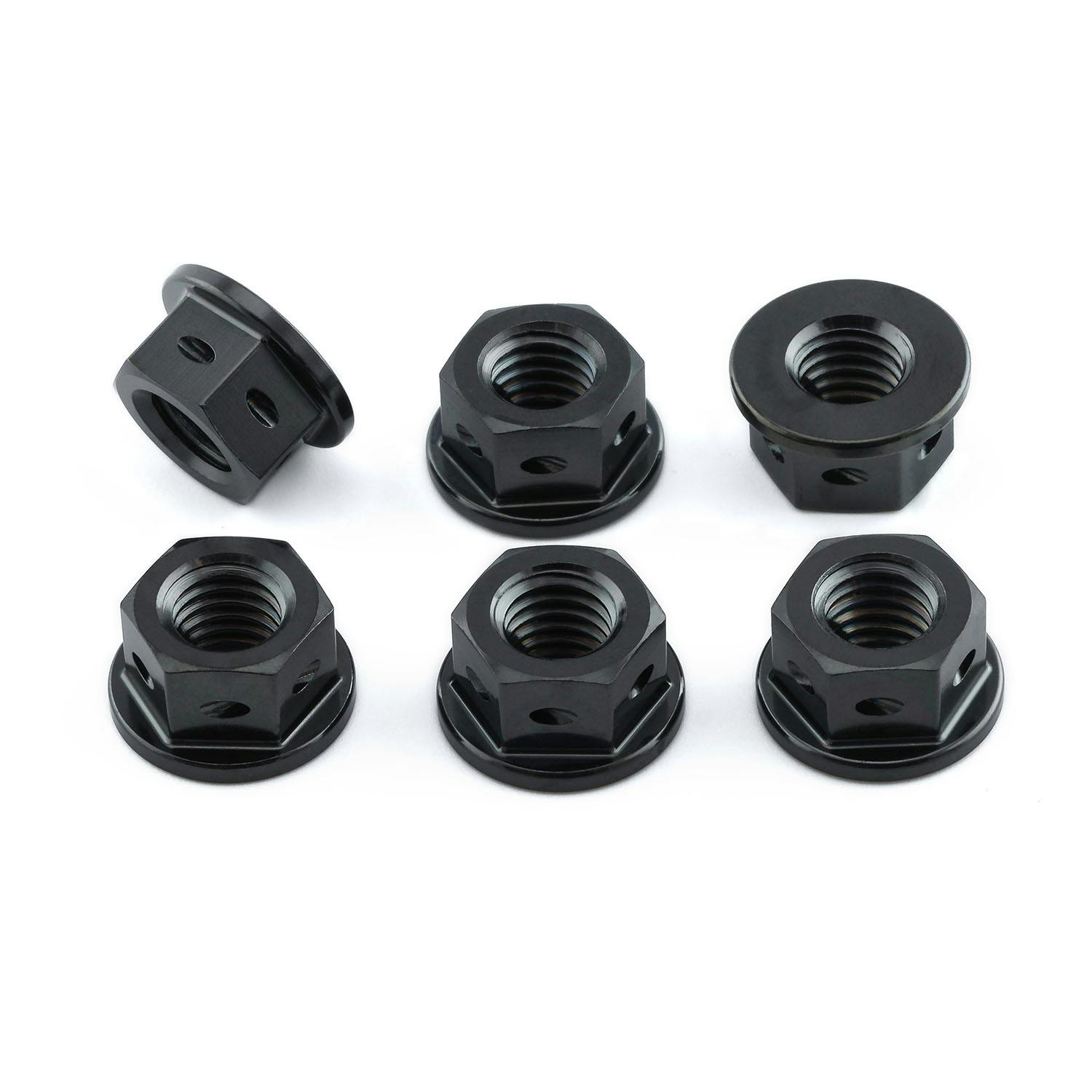 Pro-Bolt プロボルト チタン スプロケットナット M8x(1.25mm) ドリルド 6個入りパック (TI6SPN8D) TI6SPN8DBK (CDC その他(ボルト) Pro-Bolt プロボルト チタン スプロケットナット M8x(1.25mm) ドリルド 6個入りパック (TI6SPN8D) TI6SPN8DBK (CDC その他(ボルト)