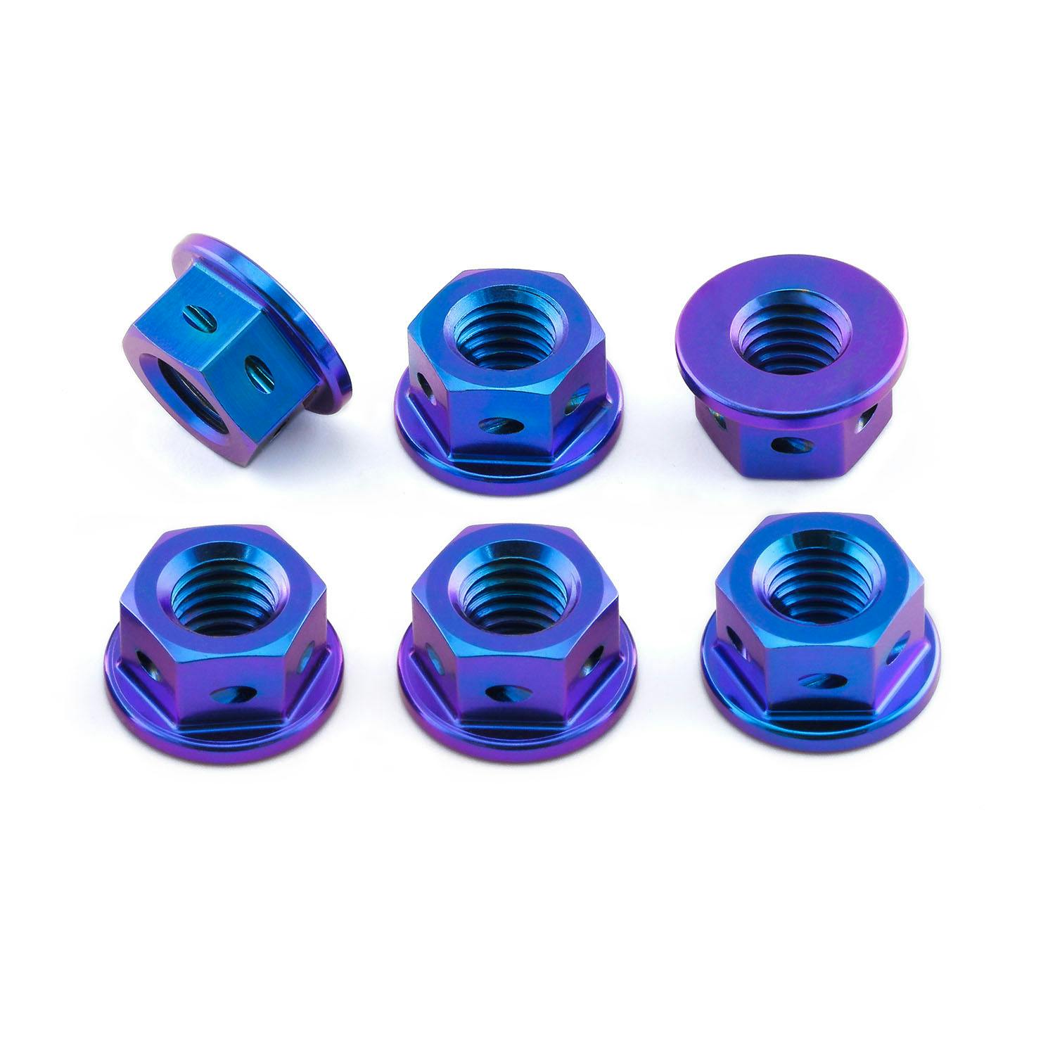 Pro-Bolt プロボルト チタン スプロケットナット M8x(1.25mm) ドリルド 6個入りパック (TI6SPN8D) TI6SPN8DP (CDC) その他(ボルト) Pro-Bolt プロボルト チタン スプロケットナット M8x(1.25mm) ドリルド 6個入りパック (TI6SPN8D) TI6SPN8DP (CDC) その他(ボルト)