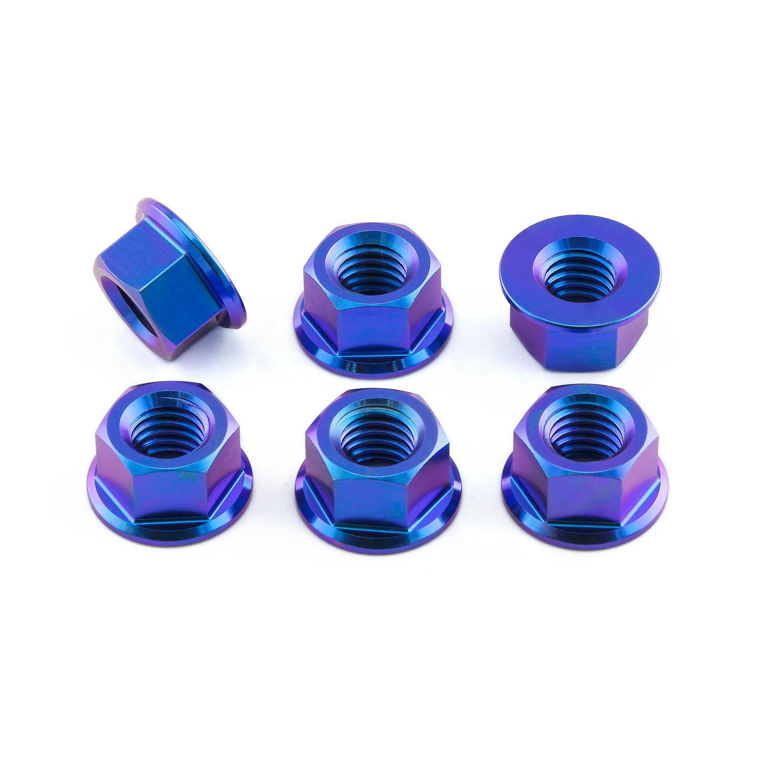Pro-Bolt プロボルト チタン スプロケットナット M8x(1.25mm) 6個入りパック (TI6SPN8) TI6SPN8P (CDC) その他(ボルト) Pro-Bolt プロボルト チタン スプロケットナット M8x(1.25mm) 6個入りパック (TI6SPN8) TI6SPN8P (CDC) その他(ボルト)