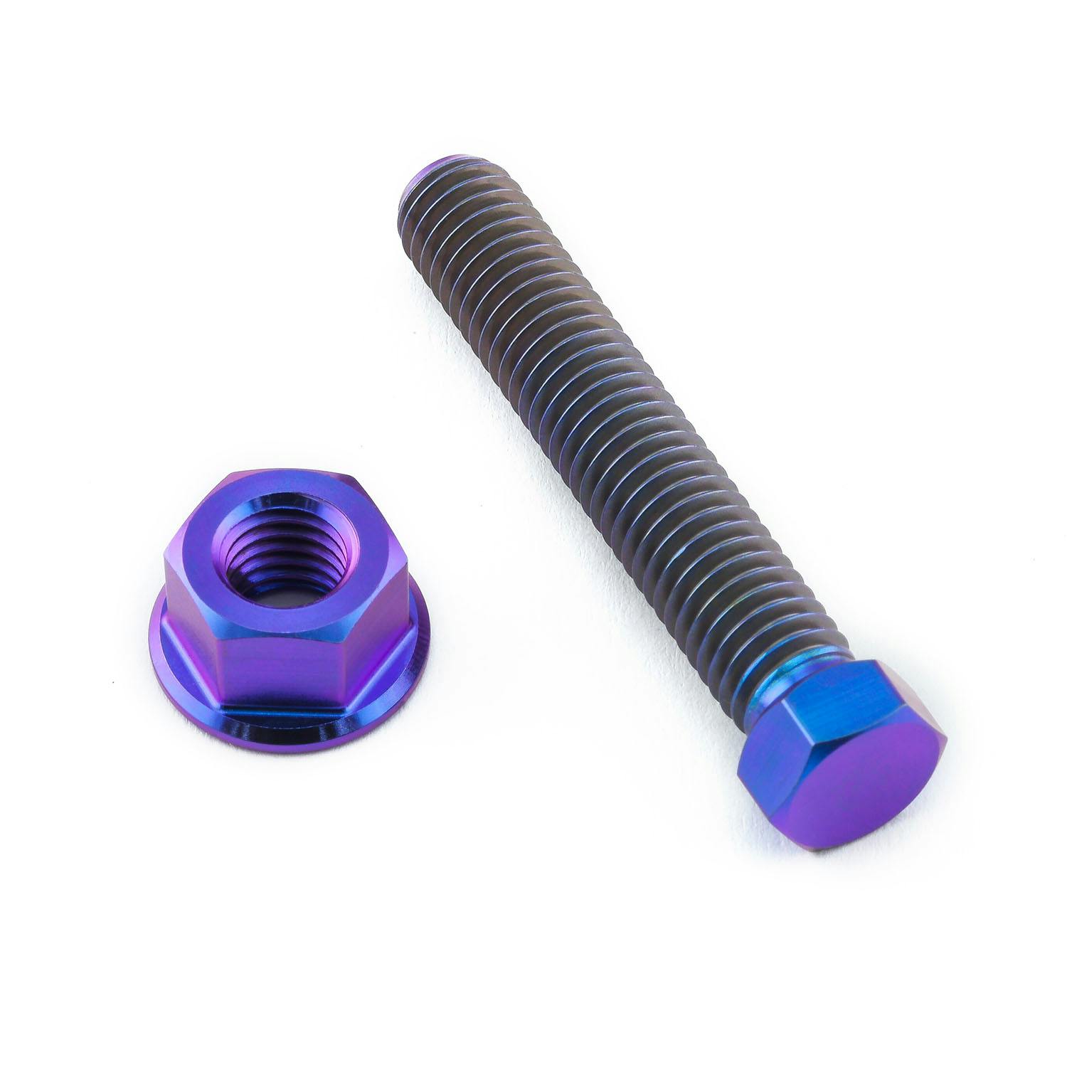 Pro-Bolt プロボルト Titanium Axle Adjuster Bolt & Nut Kit M8x(1.25mm)x45mm TIAXLE845B その他(ボルト) Pro-Bolt プロボルト Titanium Axle Adjuster Bolt & Nut Kit M8x(1.25mm)x45mm TIAXLE845B その他(ボルト)