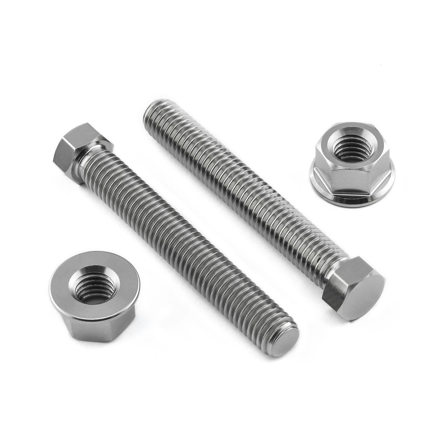 Pro-Bolt プロボルト Titanium Axle Adjuster Bolt & Nut Set M8x(1.25mm)x55mm TIAXLE855S その他(ボルト) Pro-Bolt プロボルト Titanium Axle Adjuster Bolt & Nut Set M8x(1.25mm)x55mm TIAXLE855S その他(ボルト)