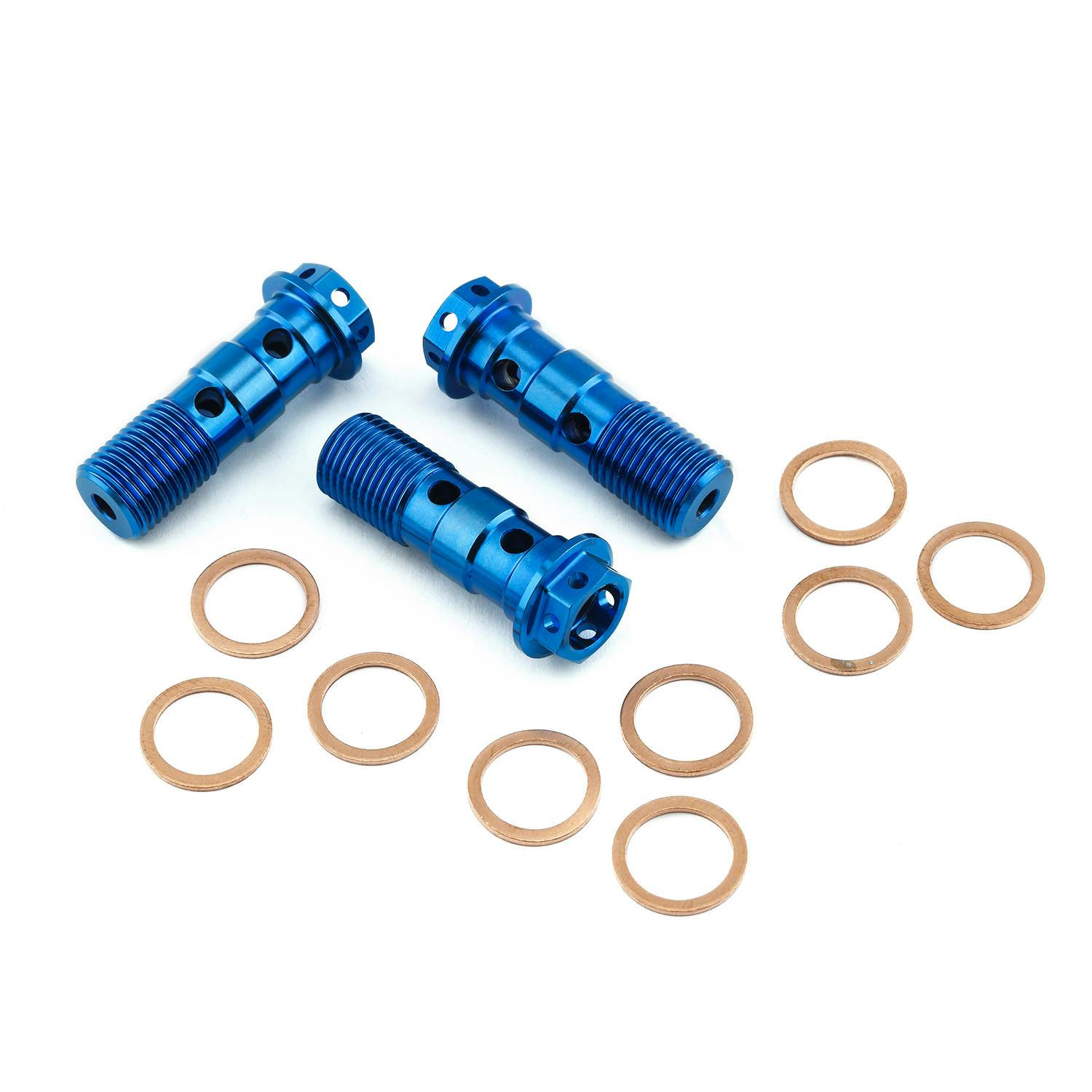 Pro-Bolt プロボルト Titanium Double Banjo Bolt Front Brake Master Cylinder (1.00mm) R その他(ボルト) Pro-Bolt プロボルト Titanium Double Banjo Bolt Front Brake Master Cylinder (1.00mm) R その他(ボルト)
