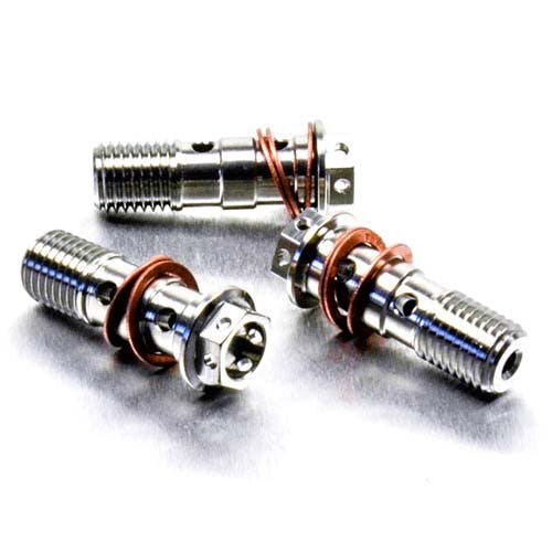 Pro-Bolt プロボルト Titanium Double Banjo Bolt Rear Brake Master Cylinder (1.25mm) Ra その他(ボルト) Pro-Bolt プロボルト Titanium Double Banjo Bolt Rear Brake Master Cylinder (1.25mm) Ra その他(ボルト)
