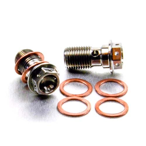 Pro-Bolt プロボルト Titanium Single Banjo Bolt Front Brake Master Cylinder (1.00mm) R その他(ボルト) Pro-Bolt プロボルト Titanium Single Banjo Bolt Front Brake Master Cylinder (1.00mm) R その他(ボルト)