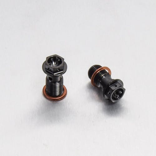 Pro-Bolt プロボルト Titanium Single Banjo Bolt Rear Brake Master Cylinder (1.00mm) Ra その他(ボルト) Pro-Bolt プロボルト Titanium Single Banjo Bolt Rear Brake Master Cylinder (1.00mm) Ra その他(ボルト)