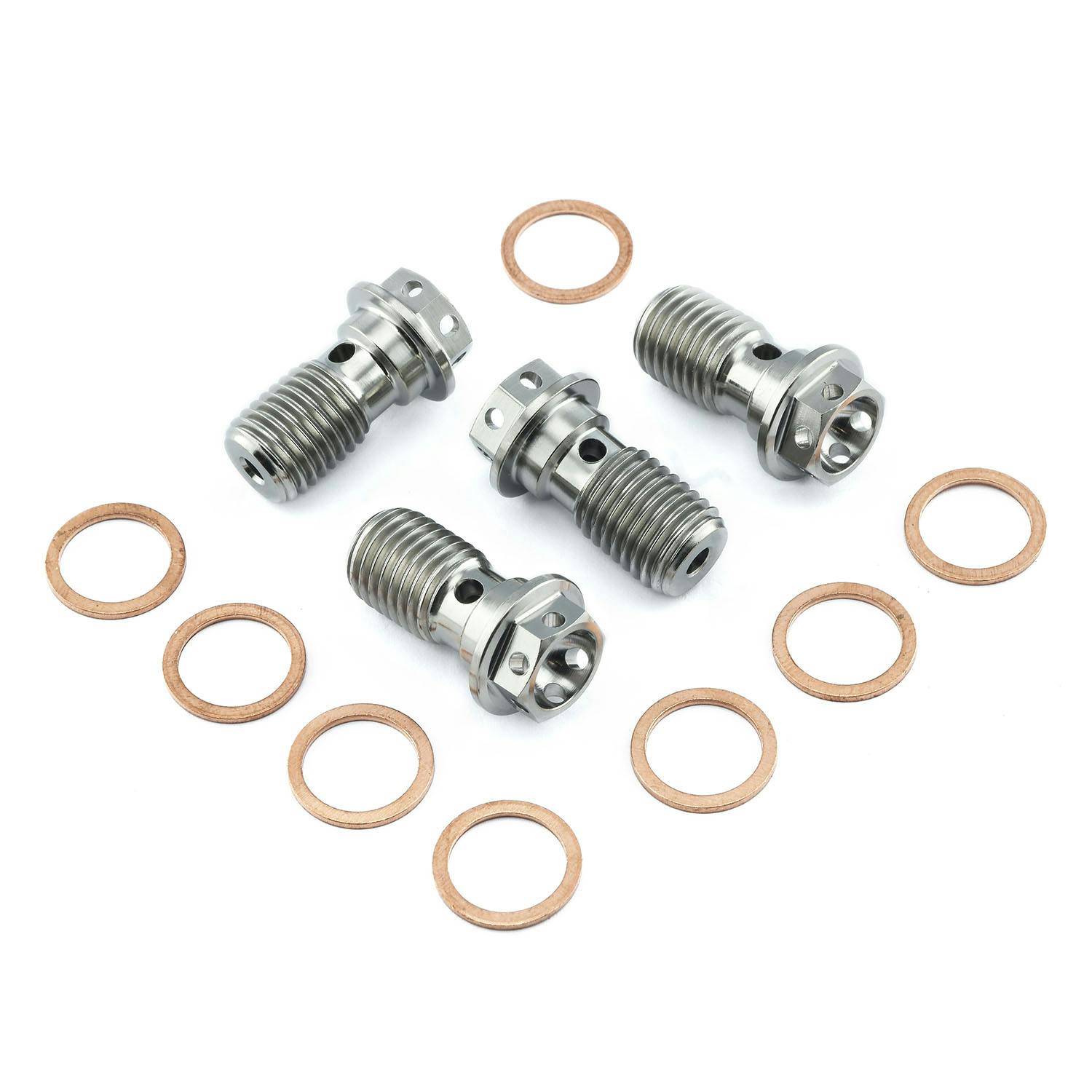 Pro-Bolt プロボルト Titanium Single Banjo Bolt Rear Brake Master Cylinder (1.25mm) Ra その他(ボルト) Pro-Bolt プロボルト Titanium Single Banjo Bolt Rear Brake Master Cylinder (1.25mm) Ra その他(ボルト)