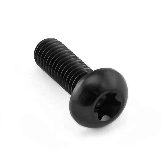 Pro-Bolt プロボルト Titanium Button Head Bolt M5x(0.80mm)x15mm Torx Drive (TIBHTX515) TIBHTX515BK (CDC)【ネット注文限定・別送品】