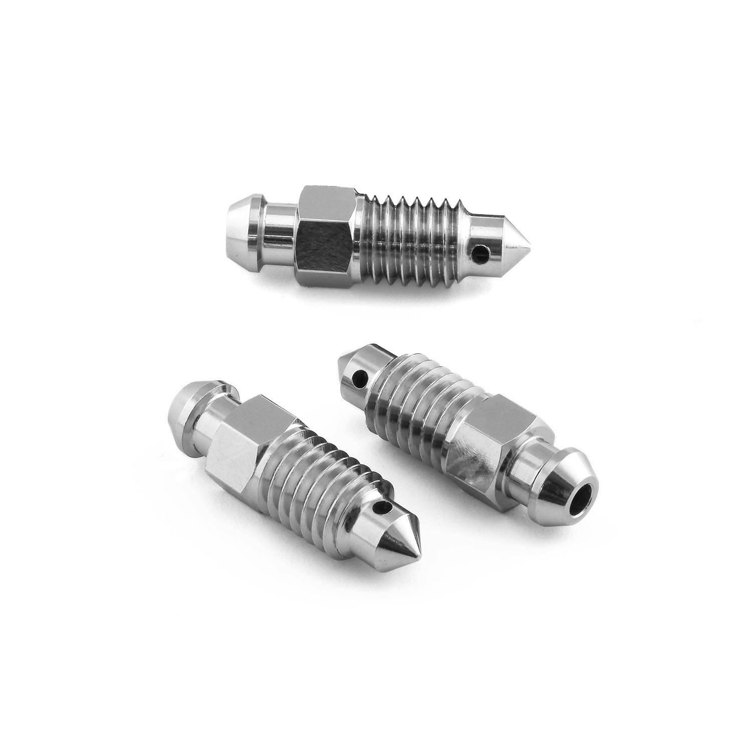 Pro-Bolt プロボルト Titanium Bleed Nipple M8 Front Brake Caliper Pack x3 TIBN8-3Z1 (C その他(ボルト) Pro-Bolt プロボルト Titanium Bleed Nipple M8 Front Brake Caliper Pack x3 TIBN8-3Z1 (C その他(ボルト)