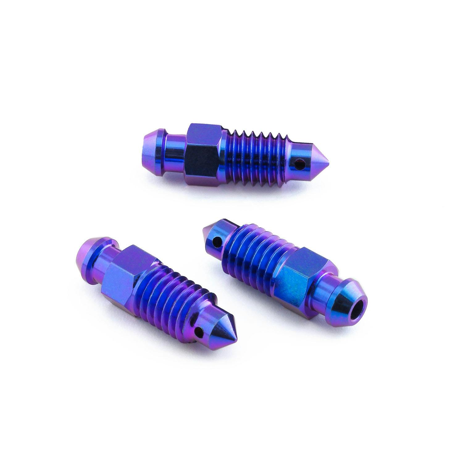 Pro-Bolt プロボルト Titanium Bleed Nipple M8 Front Brake Caliper Pack x3 TIBN8-3Z1P ( その他(ボルト) Pro-Bolt プロボルト Titanium Bleed Nipple M8 Front Brake Caliper Pack x3 TIBN8-3Z1P ( その他(ボルト)