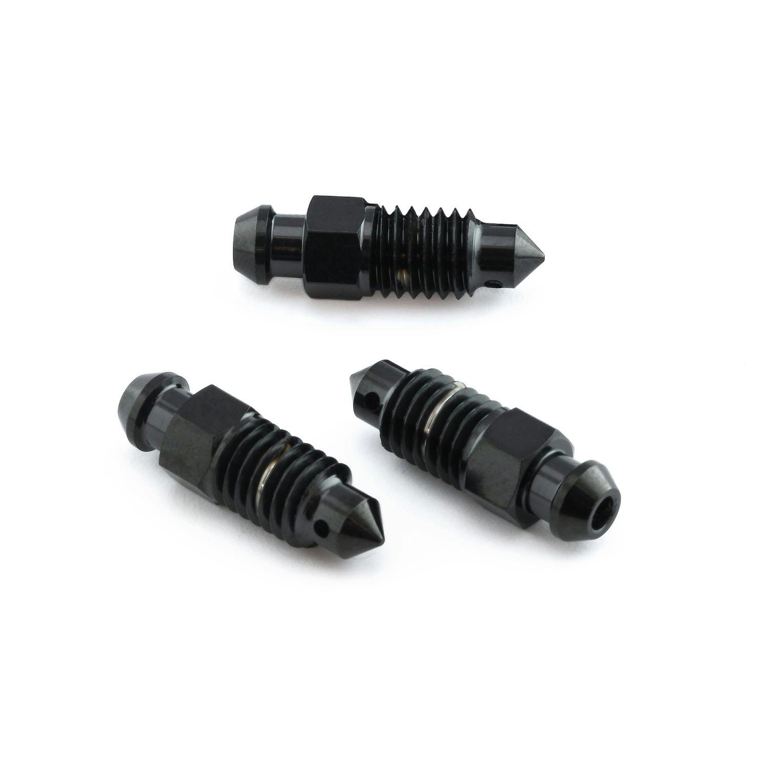Pro-Bolt プロボルト Titanium Bleed Nipple M8 Clutch Pack x3 TIBN8-3Z3BK (CDC) その他(ボルト) Pro-Bolt プロボルト Titanium Bleed Nipple M8 Clutch Pack x3 TIBN8-3Z3BK (CDC) その他(ボルト)