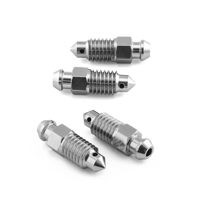 Pro-Bolt プロボルト Titanium Bleed Nipple M8 x (1.25mm) Rear Brake Caliper Pack x4 (TIBN8-4Z2) (CDC)【ネット注文限定・別送品】