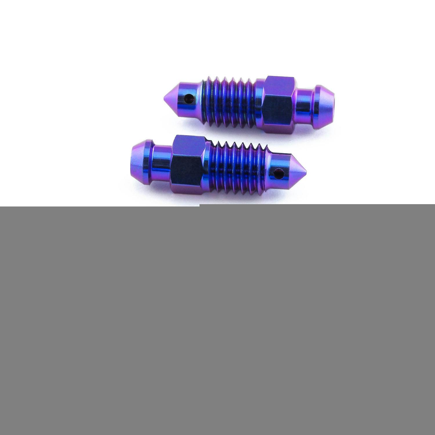 Pro-Bolt プロボルト Titanium Bleed Nipple M8 x (1.25mm) Rear Brake Caliper Pack x4 (TIBN8-4Z2) TIBN8-4Z2P (CDC)【ネット注文限定・別送品】