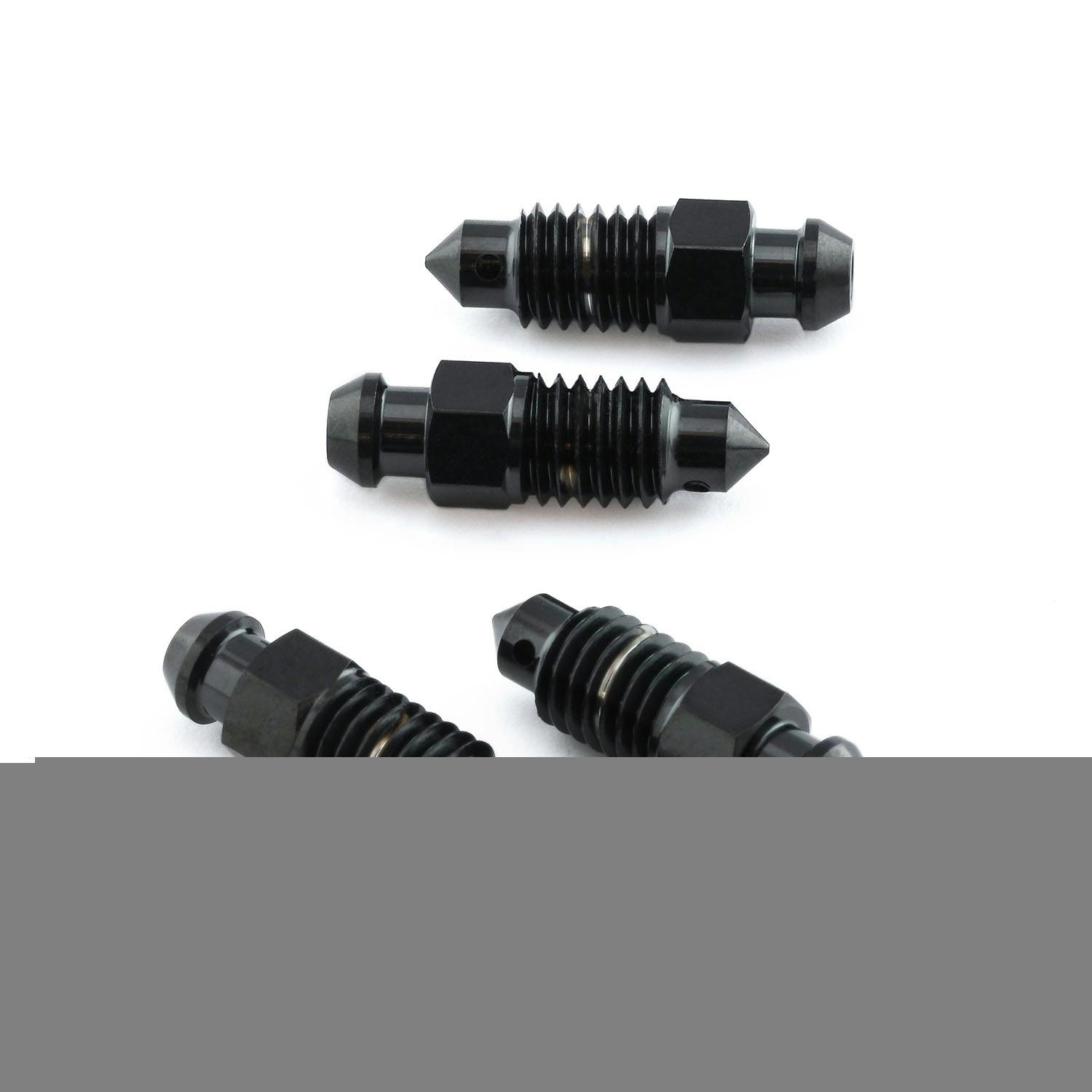 Pro-Bolt プロボルト Titanium Bleed Nipple M8 x (1.25mm) Clutch Pack x4 TIBN8-4Z3BK (C その他(ボルト) Pro-Bolt プロボルト Titanium Bleed Nipple M8 x (1.25mm) Clutch Pack x4 TIBN8-4Z3BK (C その他(ボルト)