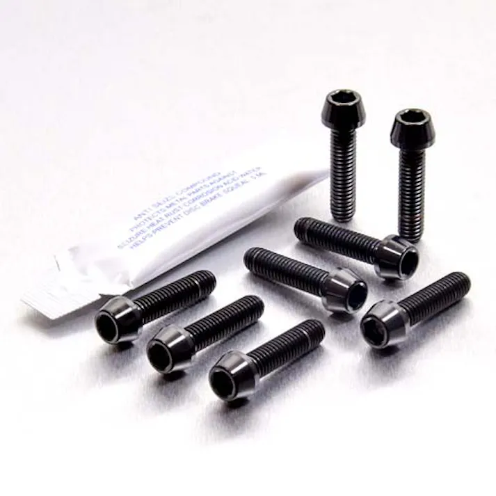 Pro-Bolt プロボルト Titanium Clip-On / Handle Bar Mount Bolt Kit (TICLIPBAR110) TICLIPBAR110BK (CDC)【別送品】