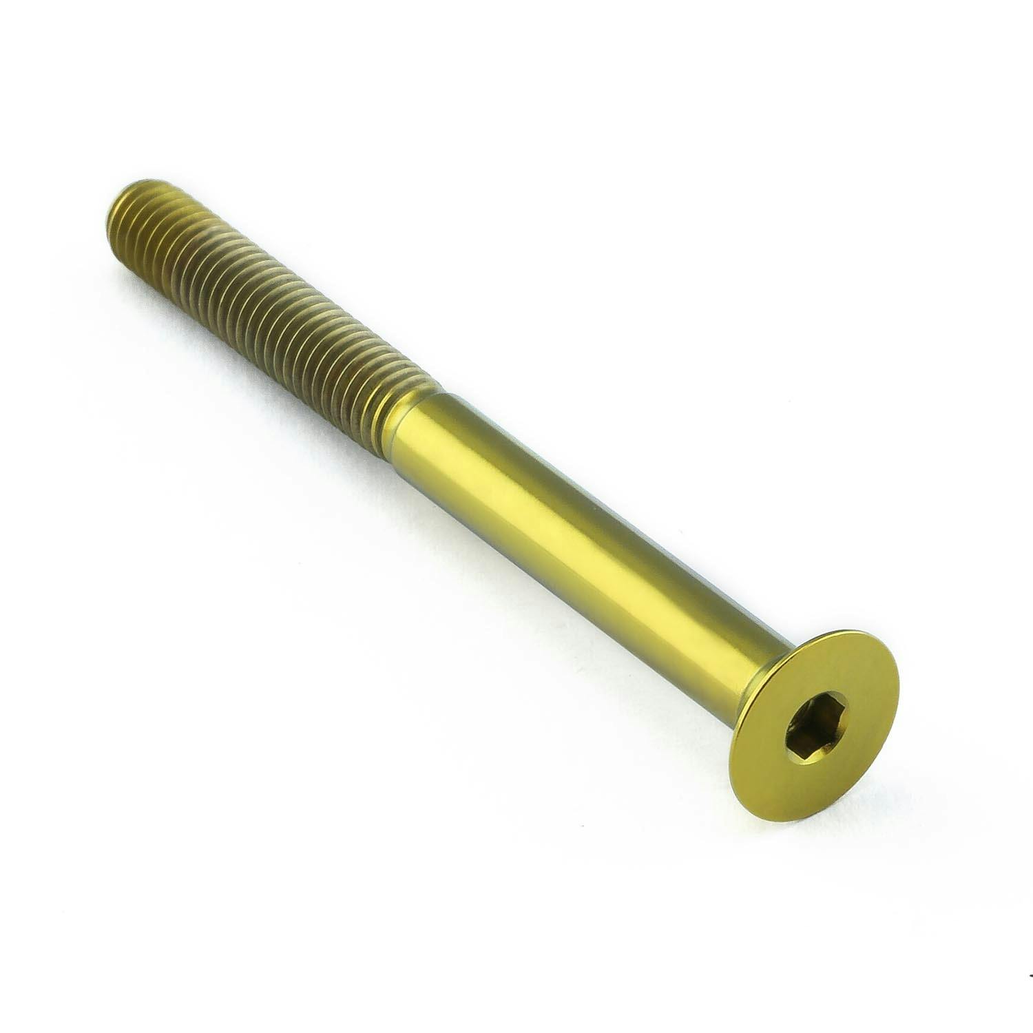 Pro-Bolt プロボルト Titanium Countersunk Bolt M5x(0.80mm)x55mm (TICS555) TICS555G (CD その他(ボルト) Pro-Bolt プロボルト Titanium Countersunk Bolt M5x(0.80mm)x55mm (TICS555) TICS555G (CD その他(ボルト)