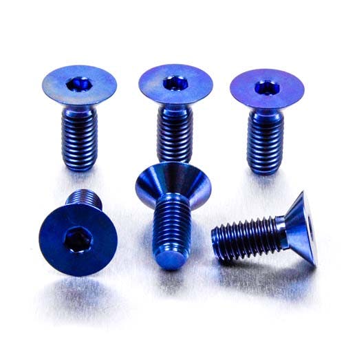 Pro-Bolt プロボルト チタン カウンターシャンクボルト M8 x 20mm 6パック スプロケット スタッズ (TICS820-6) TICS820-6 その他(ボルト) Pro-Bolt プロボルト チタン カウンターシャンクボルト M8 x 20mm 6パック スプロケット スタッズ (TICS820-6) TICS820-6 その他(ボルト)