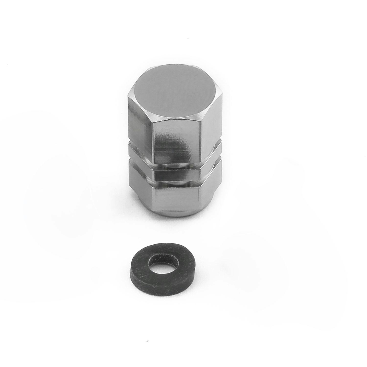 Pro-Bolt プロボルト Titanium Single Dust Cap Hexagon To Fit Schrader Valves (TIDCAP10 ボルトキャップ Pro-Bolt プロボルト Titanium Single Dust Cap Hexagon To Fit Schrader Valves (TIDCAP10 ボルトキャップ
