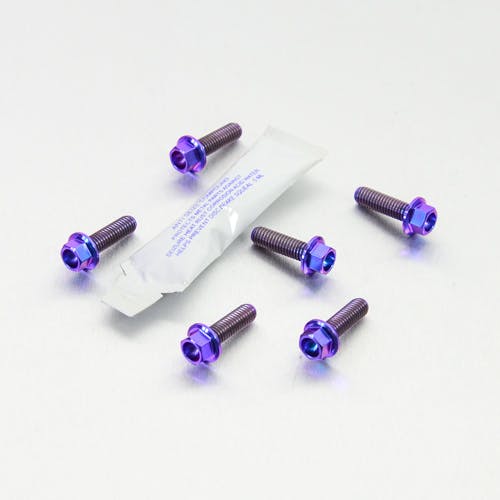 Pro-Bolt プロボルト Titanium Disc Bolts Front M6x20mm Flanged Hex