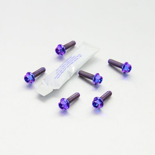 Pro-Bolt プロボルト Titanium Disc Bolts Rear M6x20mm Flanged Hex