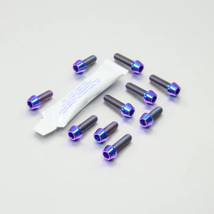 Pro-Bolt プロボルト Titanium Disc Bolts Front M6x20mm Socket Cap Pack x10 (TIDISCKIT-FZ1) TIDISCKIT-FZ1P (CDC)【別送品】