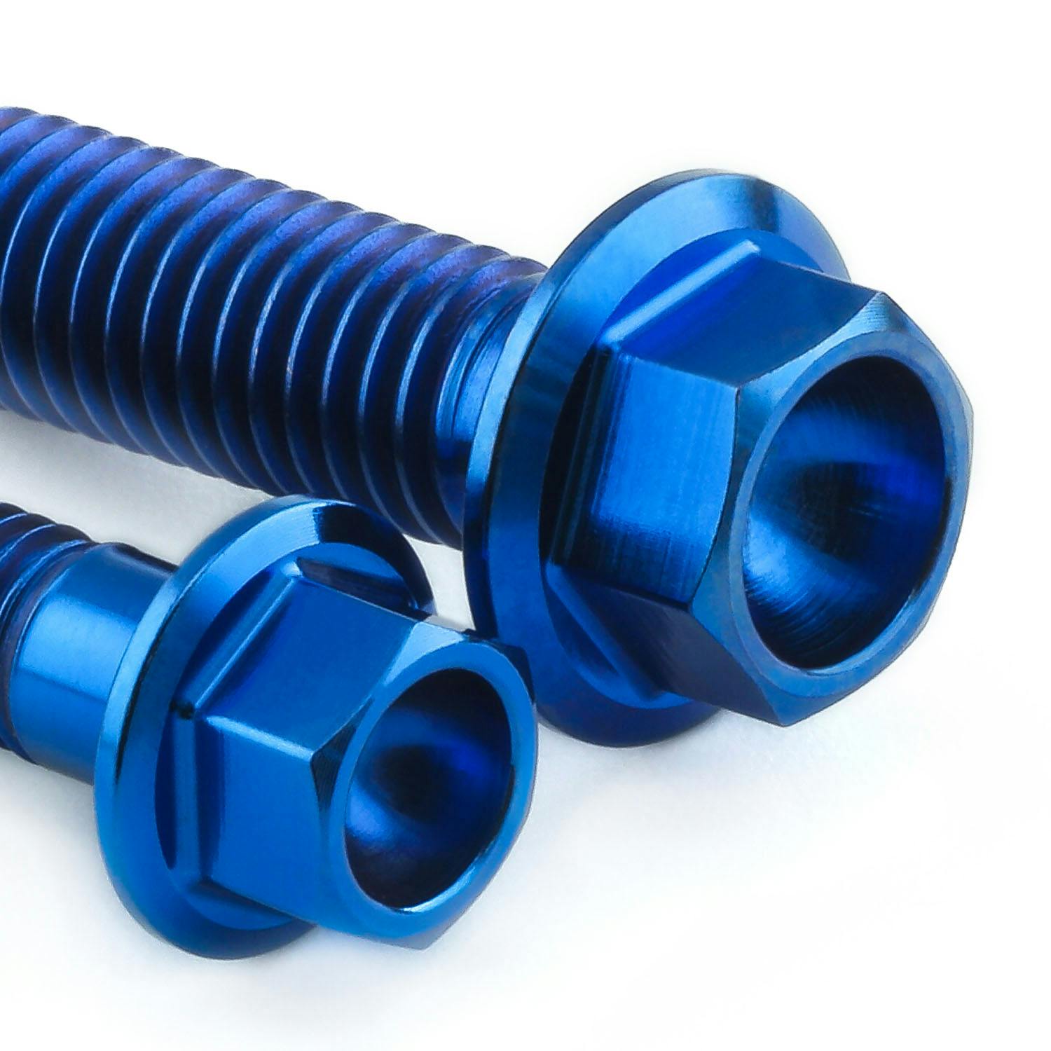 Pro-Bolt プロボルト Titanium Disc Bolt M6x12mm Flanged Hex Pack x3