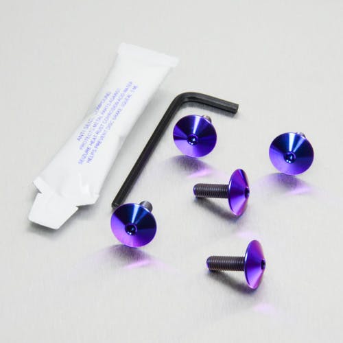 Pro-Bolt プロボルト Titanium Exhaust Heat Shield Mount Bolt Kit (TIEXHEATSHIELD100) TIEXHEATSHIELD100P (CDC)【ネット注文限定・別送品】