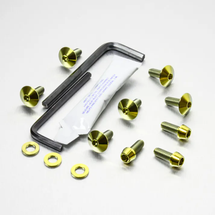 Pro-Bolt プロボルト Titanium Exhaust Heat Shield Mount Bolt Kit (TIEXHEATSHIELD125) TIEXHEATSHIELD125G (CDC)【別送品】