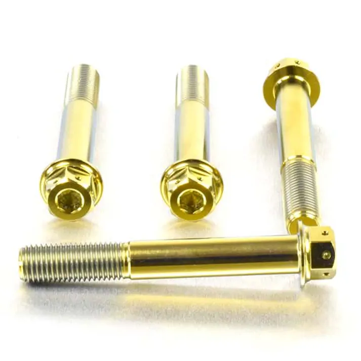 Pro-Bolt プロボルト Titanium Front Brake Caliper Mount Bolt Kit DualDrive (TIFBMON190DD) TIFBMON190DDG (CDC)【別送品】