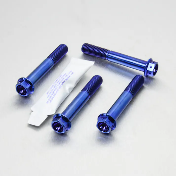 Pro-Bolt プロボルト Titanium Front Brake Caliper Mount Bolt Kit Race Spec (TIFBMON510R) TIFBMON510RB (CDC)【別送品】