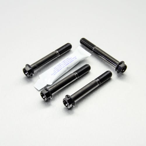 Pro-Bolt プロボルト Titanium Front Brake Radial Caliper Mount Bolt Kit M10x(1.25mm)x75mm (TIFBRADIALHX75) TIFBRADIALHX75BK (CDC)【別送品】