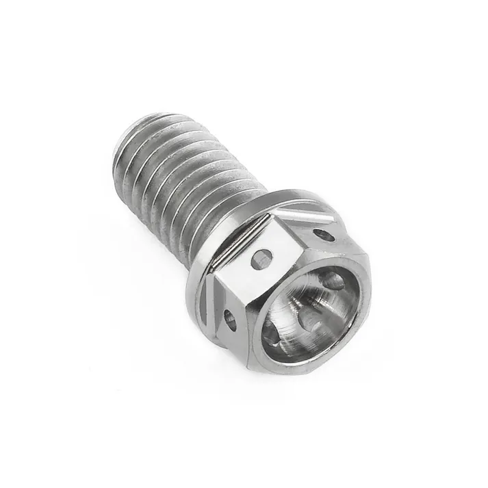 Pro-Bolt プロボルト Titanium Flanged Hex Head M8x(1.25mm)x15mm Race Spec 12.45mm Flange (TIHX815RXS) (CDC)【ネット注文限定・別送品】