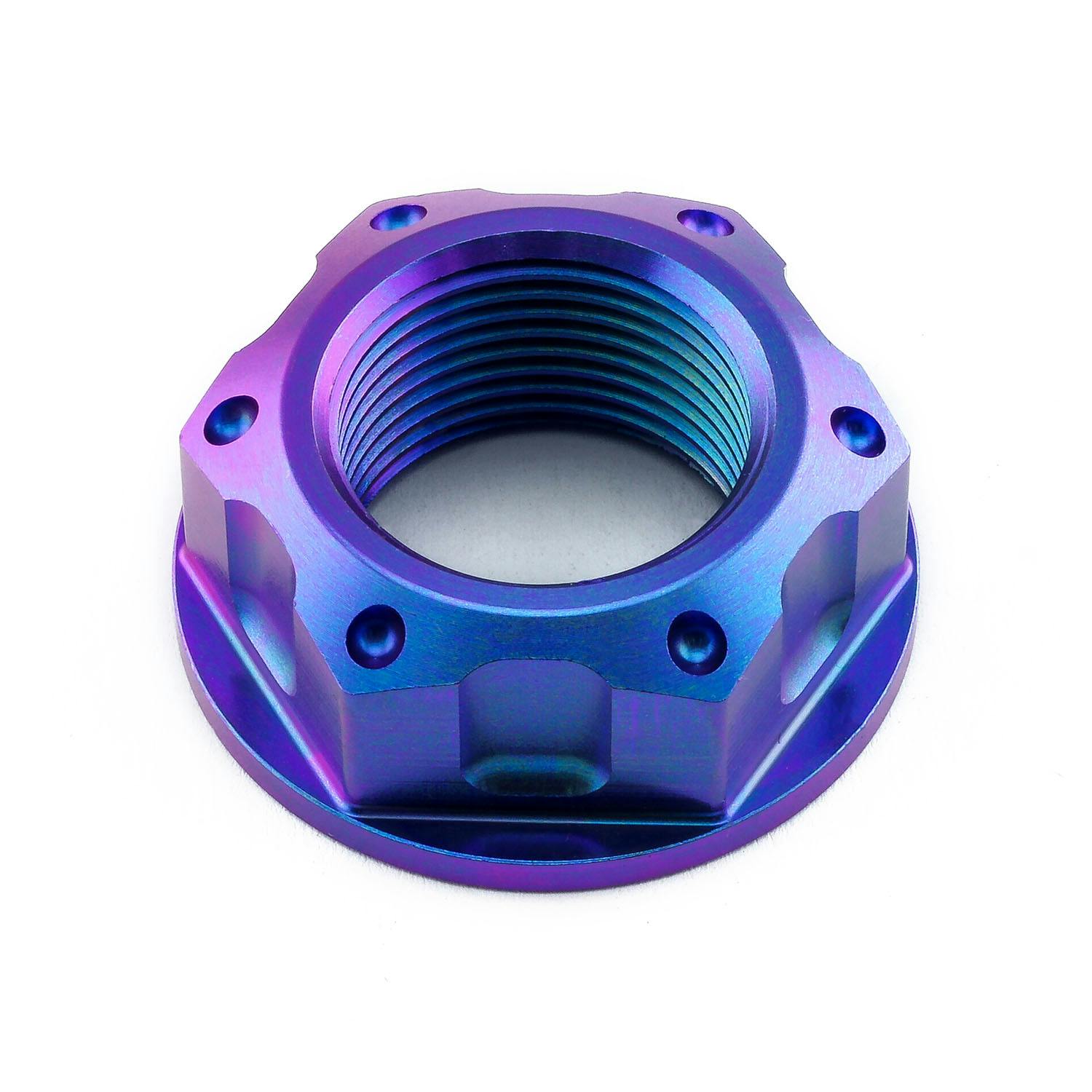 Jaybeebikerbits Titanium Rear Axle Flanged Nut – M18x1.5 – For Suzuki SV650/S (2003-2015) R2C8
