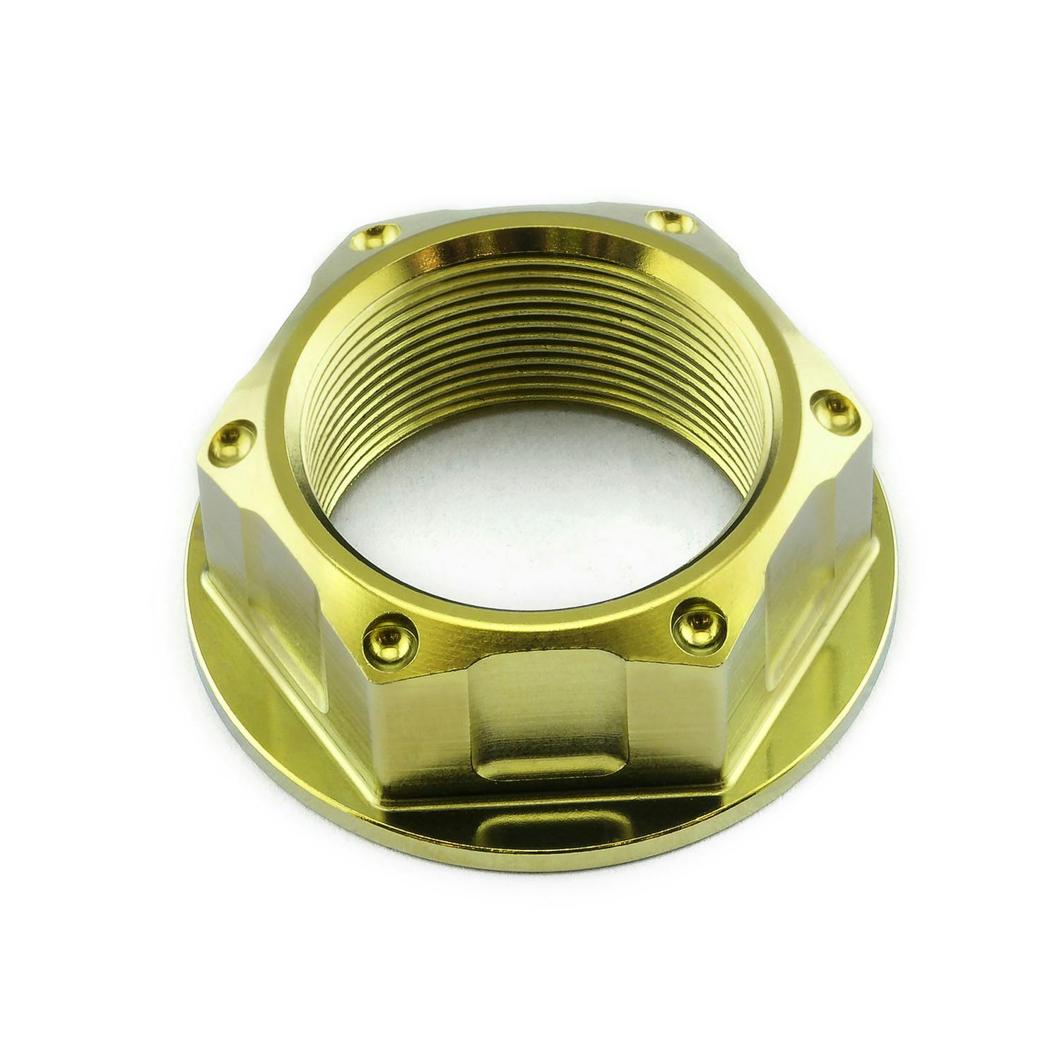 Pro-Bolt プロボルト Titanium Flanged Axle Nut M24x(1.00mm) AF 37mm