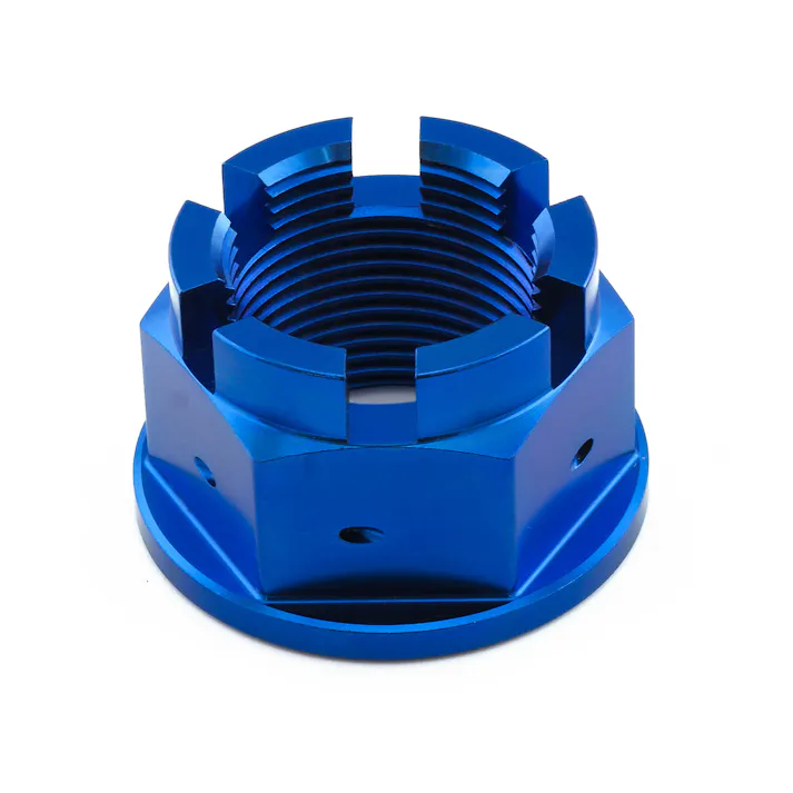 Pro-Bolt プロボルト Titanium Flanged Nut M24x(1.50mm) Drilled (TINUT24150001D) TINUT24150001DB (CDC)【別送品】