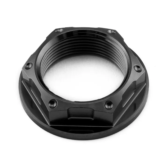 Pro-Bolt プロボルト Titanium Flanged Axle Nut M25x(1.25mm) Swingarm Pivot (TINUT25125002Z3) TINUT25125002Z3BK (CDC)【ネット注文限定・別送品】