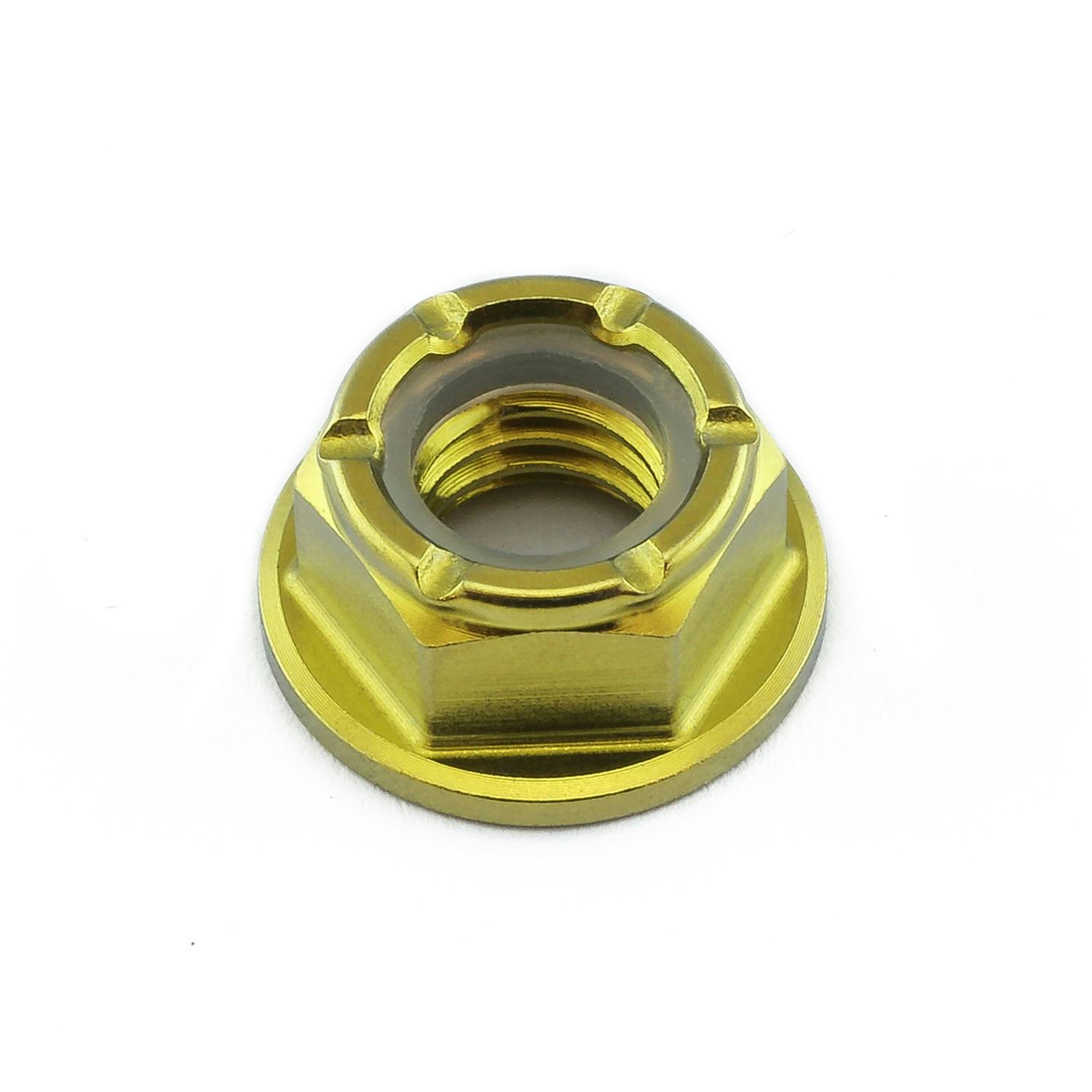 Pro-Bolt プロボルト チタン フランジ ナイロンナット M8x(1.25mm) (TINYNFL8) TINYNFL8G (CDC) その他(ボルト) Pro-Bolt プロボルト チタン フランジ ナイロンナット M8x(1.25mm) (TINYNFL8) TINYNFL8G (CDC) その他(ボルト)