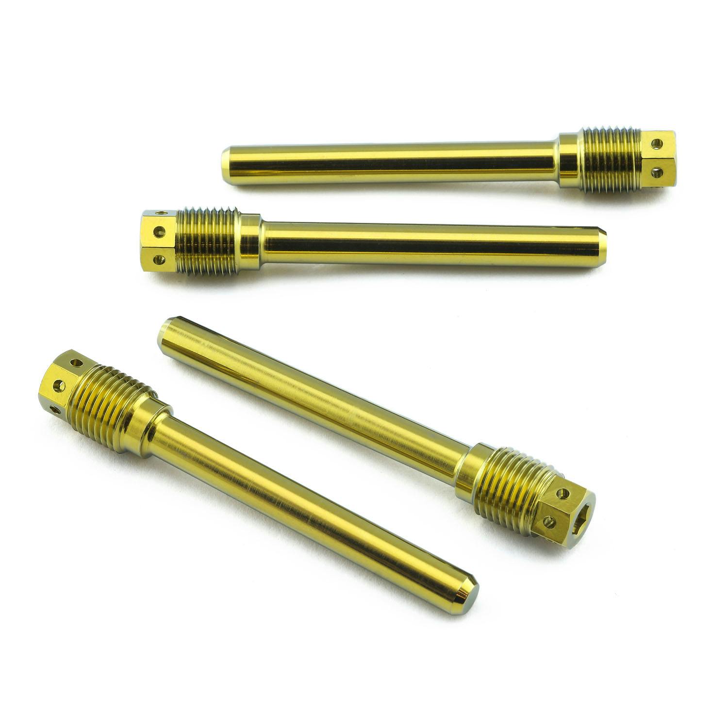 Pro-Bolt プロボルト Titanium Brake Caliper Pad Pin Rear Pack x4 Race Spec (TIPINBP003R-4Z2) TIPINBP003R-4Z2G (CDC)【別送品】