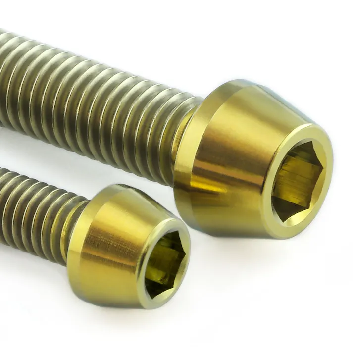 Pro-Bolt プロボルト Titanium Pillion Footrest Hanger Bolt Kit Tapered Socket Cap (TIPREST420SC) TIPREST420SCG (CDC)【ネット注文限定・別送品】