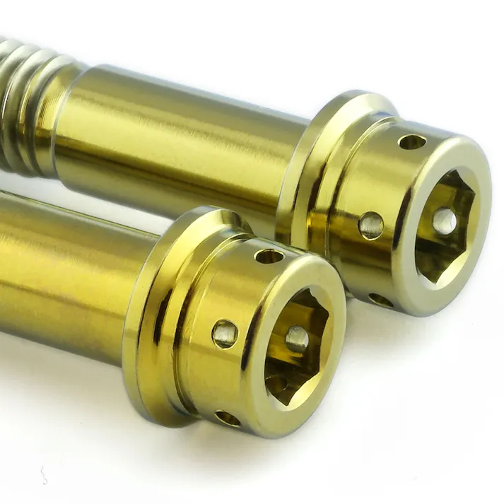 Pro-Bolt プロボルト Titanium Pillion Footrest Hanger Bolt Kit Flanged Socket Cap Race Spec (TIPREST490) TIPREST490G (CDC)【別送品】