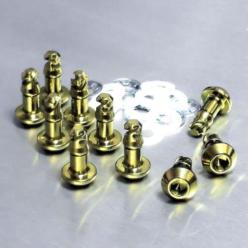 Pro-Bolt プロボルト Titanium Quick Release Stud 17mm Allen Key Pack x10 TIQRCLIPAK101 その他(ボルト) Pro-Bolt プロボルト Titanium Quick Release Stud 17mm Allen Key Pack x10 TIQRCLIPAK101 その他(ボルト)