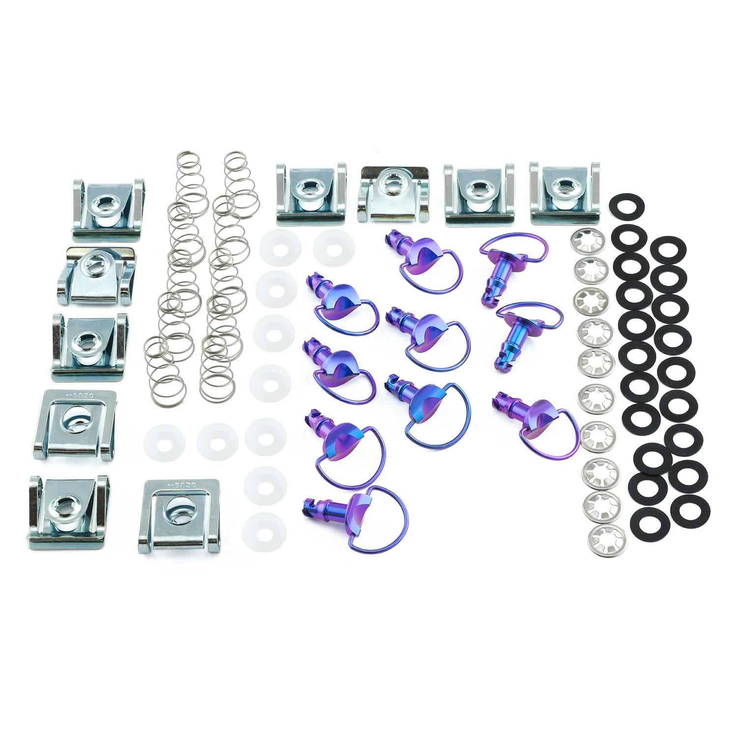 Pro-Bolt プロボルト Titanium Quick Release Stud 17mm D-Ring ＆ CLIP3 Pack x10 TIQRPACKSLIDE1017P (CDC)【別送品】