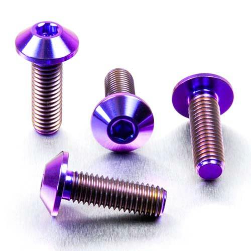 Pro-Bolt プロボルト Titanium Rider Footrest Hanger Bolt Kit (TIRREST110 ...